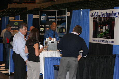 AOM Technology stand
